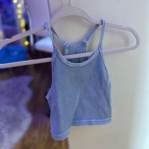 Baby Blue Free People Movement Tank Top